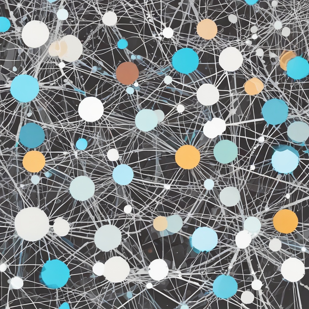 Network illustration background